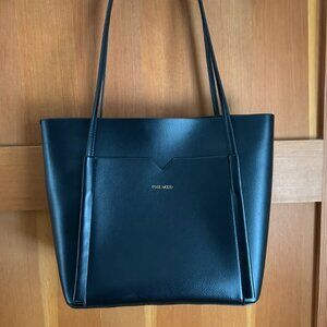 Pixie Mood Clara tote bag in black vegan leather